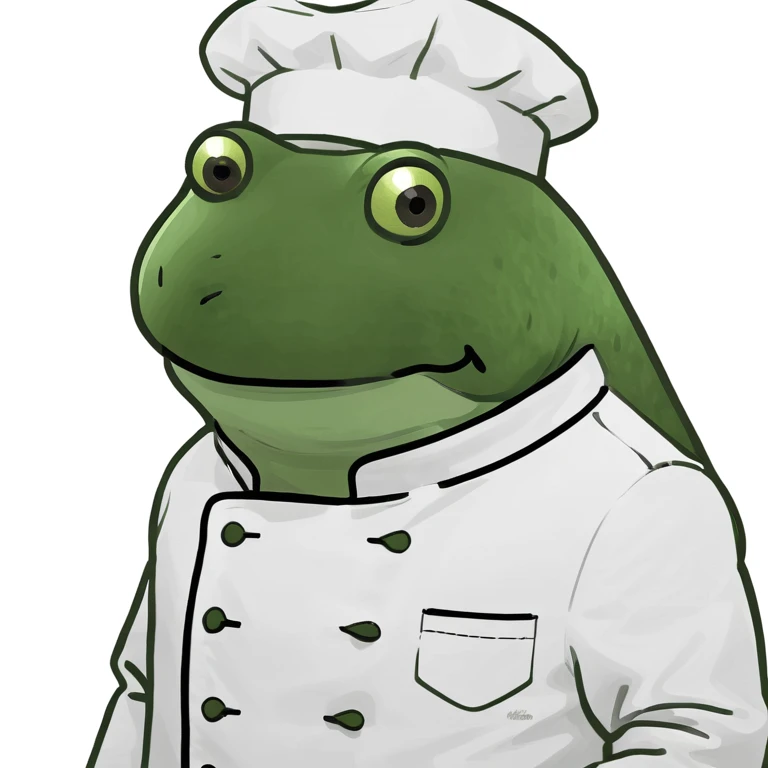 bufo in a chef coat emoji