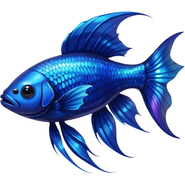 dark blue beta fish emoji