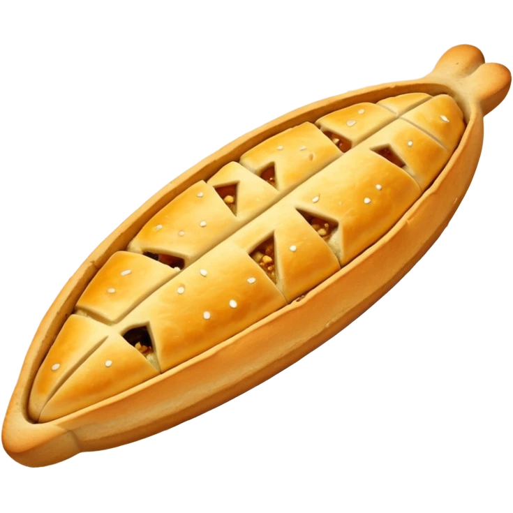 a space ship, except it is garlic bread emoji