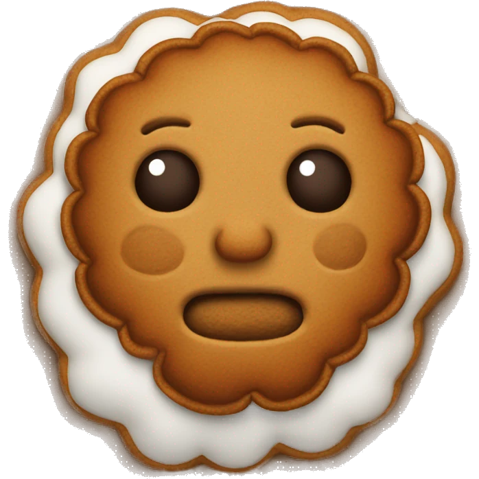 Gingerbread pillow emoji