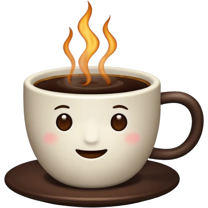 MAKE ONE CUP COFFEE EMOJI emoji