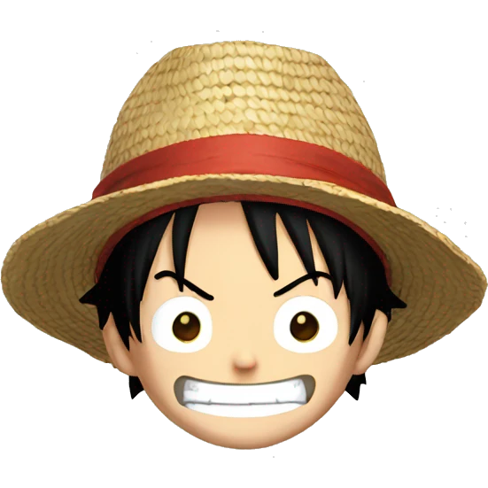 luffy, one piece emoji