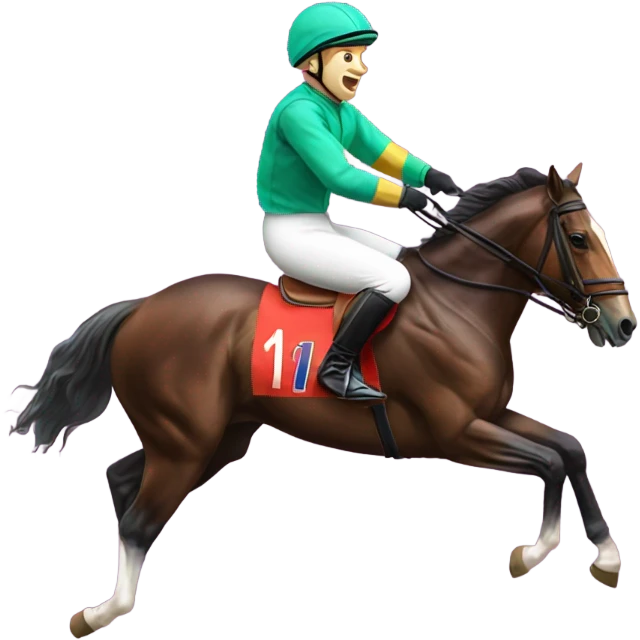 racing jockey emoji