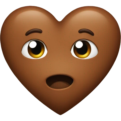 brown heart emoji