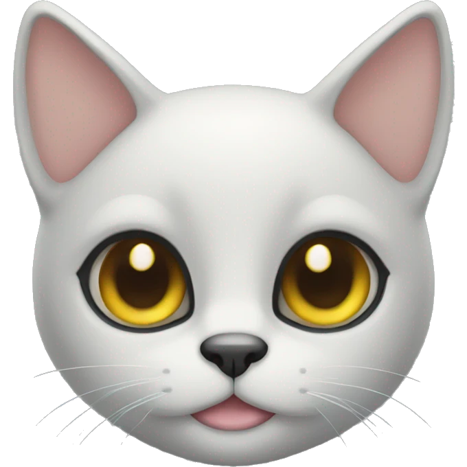 The face of a black cat  emoji