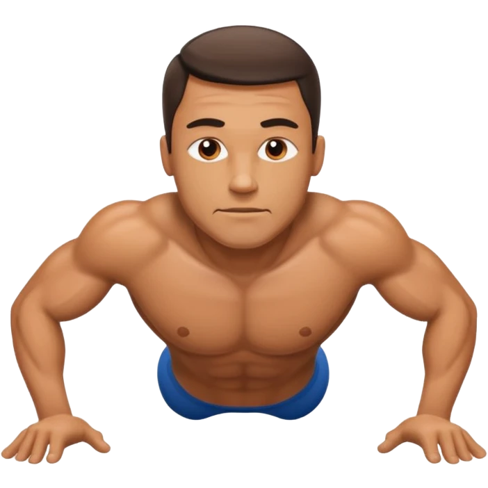 push-up emoji man emoji