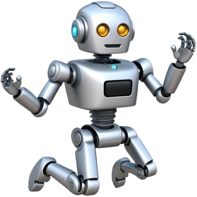 robot running right emoji