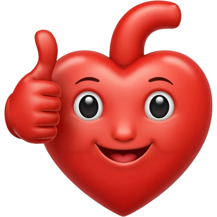 ❤️+ 👍  emoji