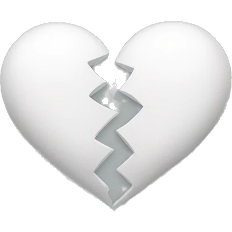 two white hearts emoji