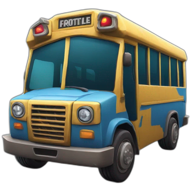 fortnite battle bus emoji