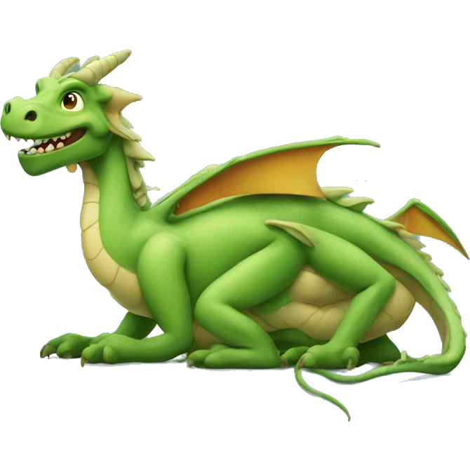 rana y dragon emoji