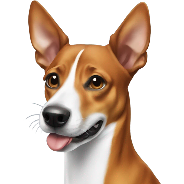 Samba the basenji emoji