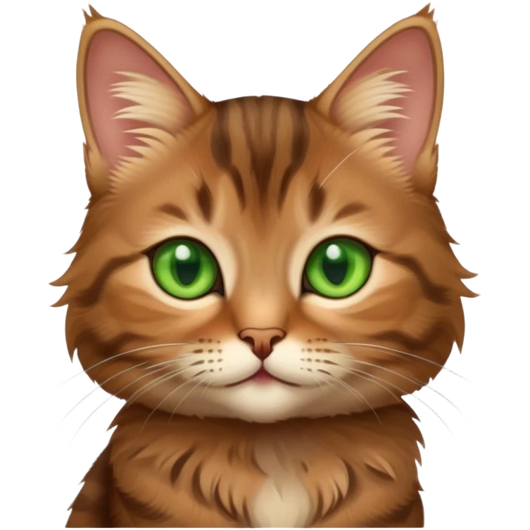 brown baby tabby cat emoji