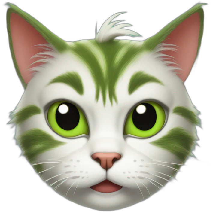 Grinch cat emoji