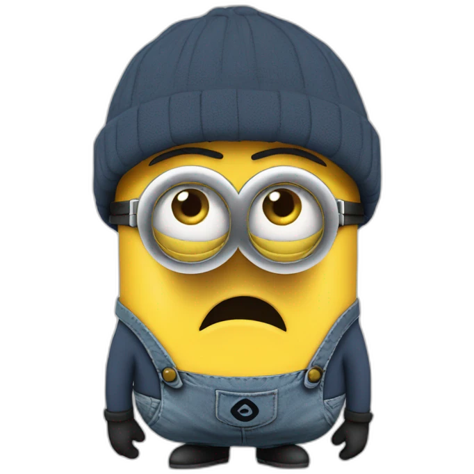 depressed minion , flyers Tunisia  emoji