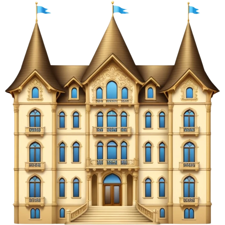 A hotel icon like gstaad palace emoji