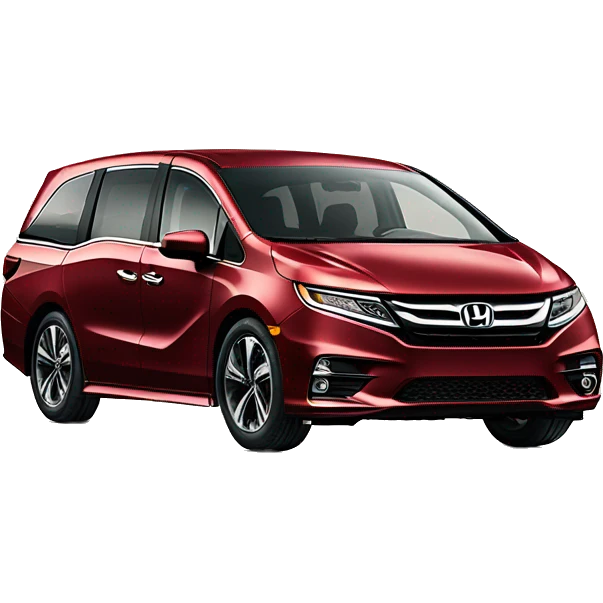 2018 Red Honda odyssey with beige interior  emoji