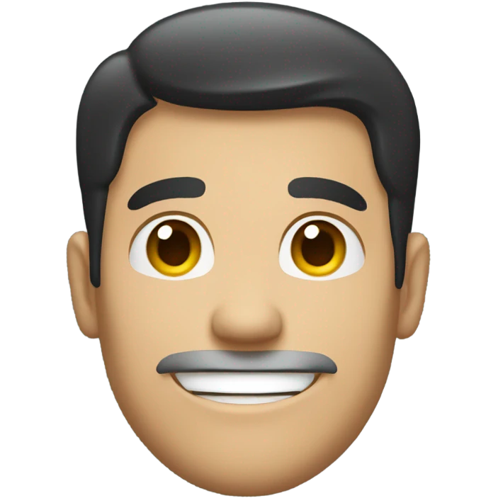 This same emoji but with a white guy with dark hair emoji