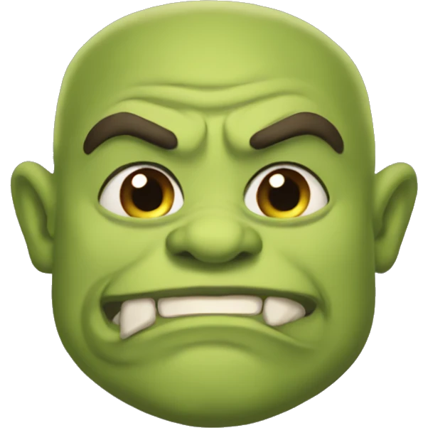 Ogre saying “Proncess” emoji