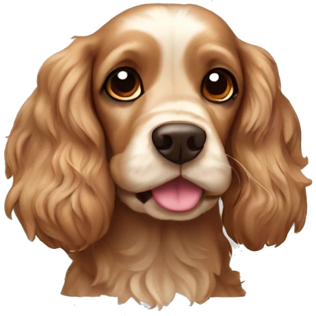 Cocker spaniel emoji