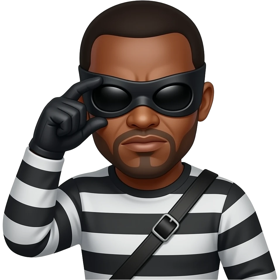 Robber lost media Mandela effect emoji