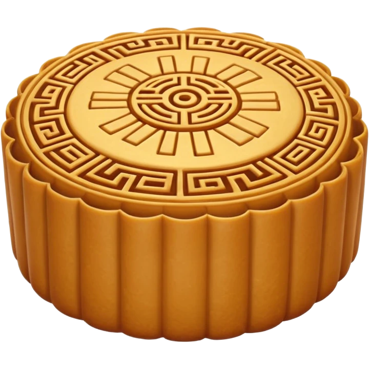 a mooncake emoji
