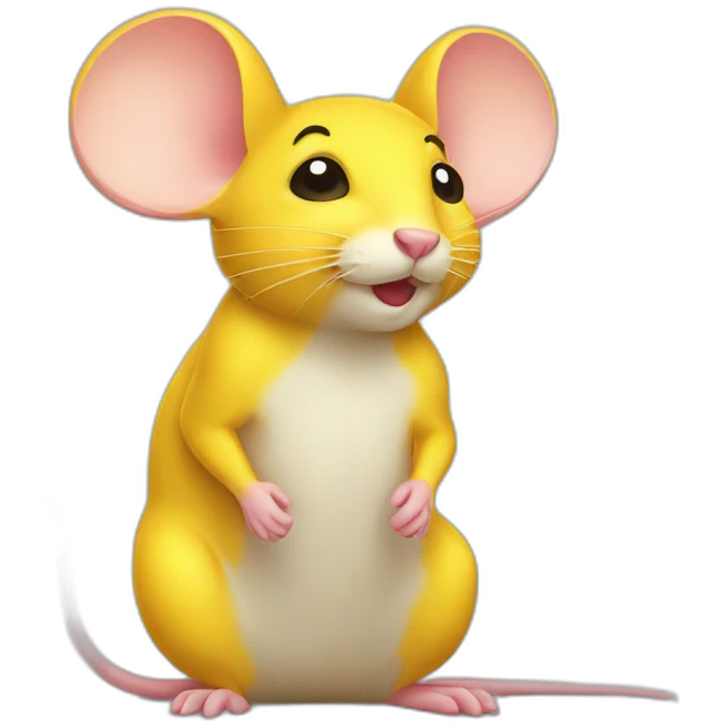 yellow mouse emoji