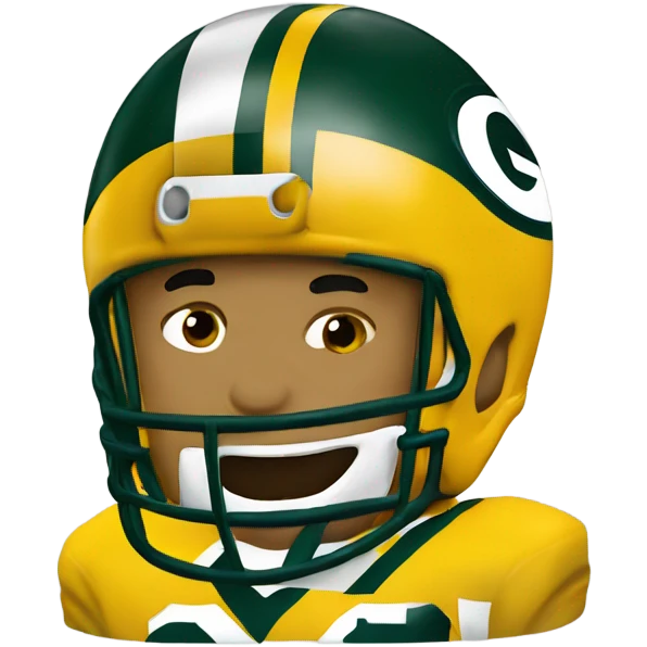 Green Bay packers cheesehead emoji