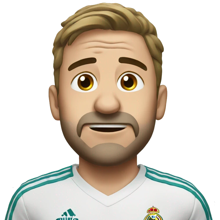 Real Madrid fan crying emoji