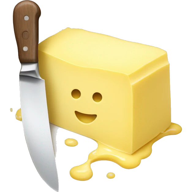 Knife through butter  emoji
