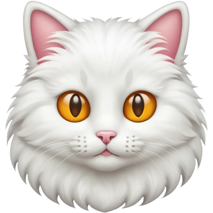 🐈‍⬛ pareil en blanc même forme  emoji