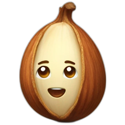 Hazelnut full nut emoji