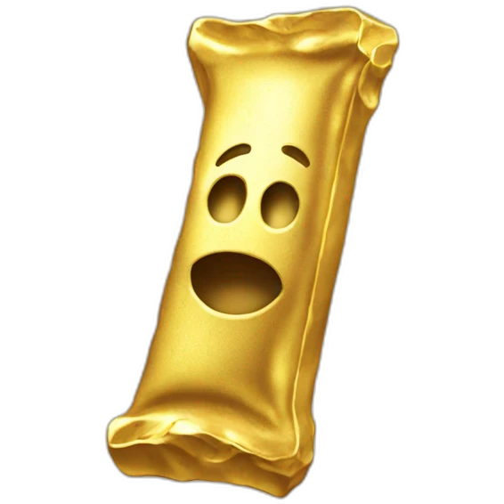 dust becoming gold bar emoji