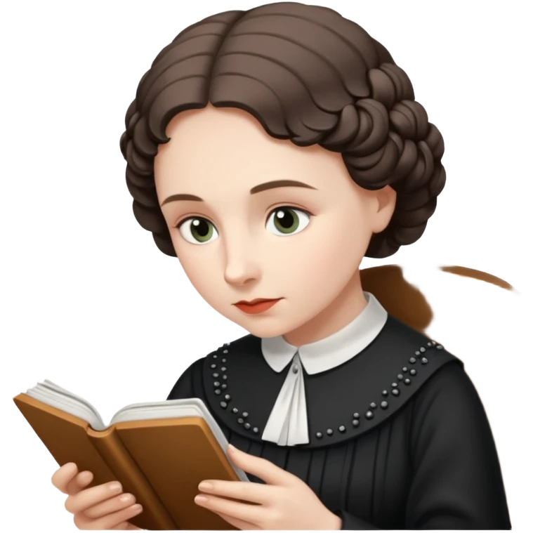 hellen keller reading braille  emoji