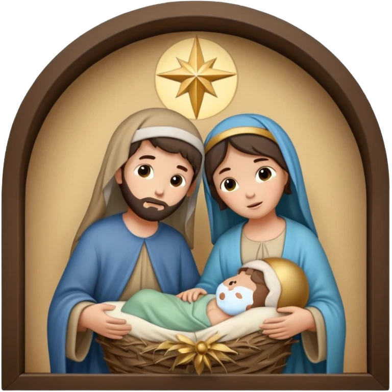 Pessebre Nadal nen jesús emoji