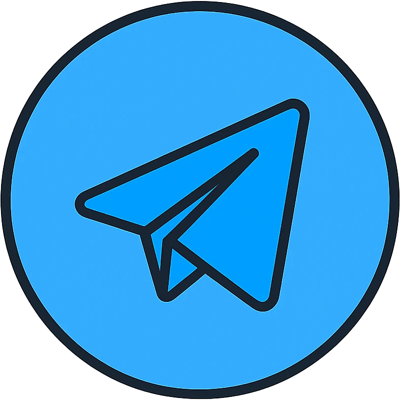 Telegram official logo emoji
