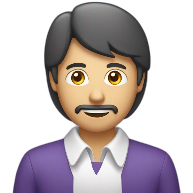 Purple message icon, purple background, and white font icon  emoji