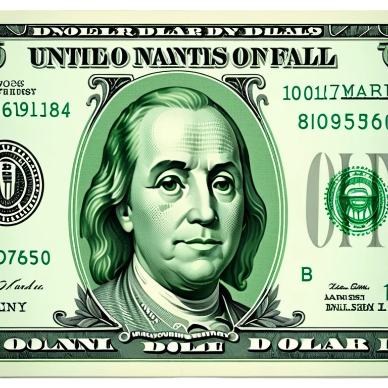 A dollar bill emoji
