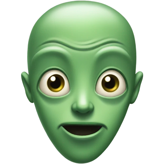 alien face emoji