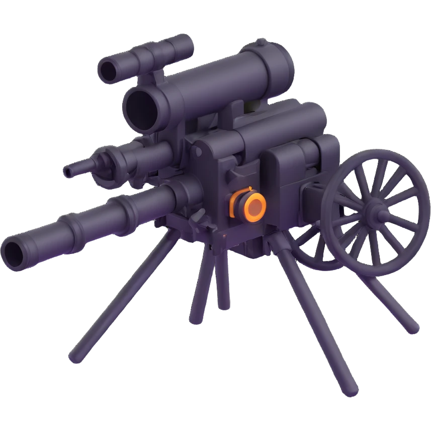 gatling gun emoji