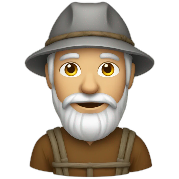 Medieval farmer emoji