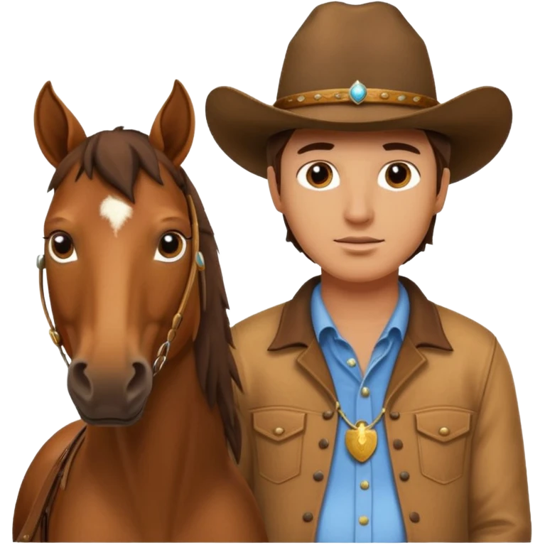 pregnant man with horse emoji