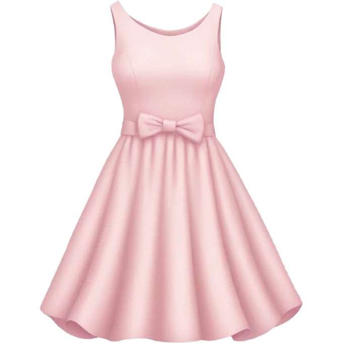 formal pastel pink dress emoji