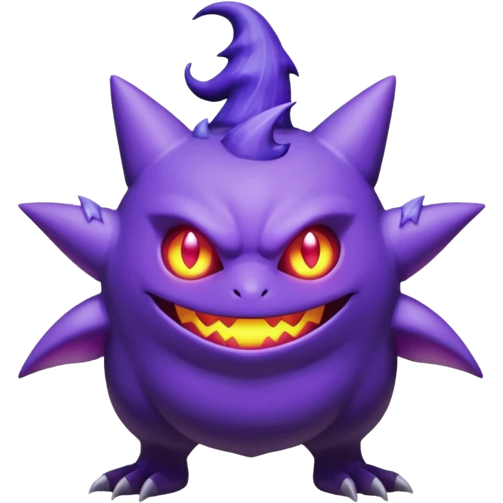Mismagius-Misdreavus-Gengar-Haunter-Fakémon-hybrid-creature (full body)  emoji