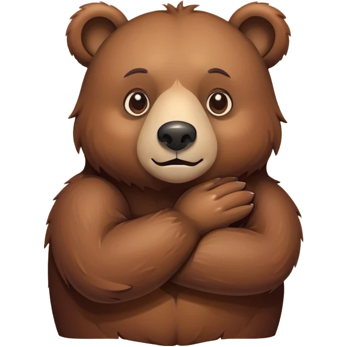Bear hug emoji