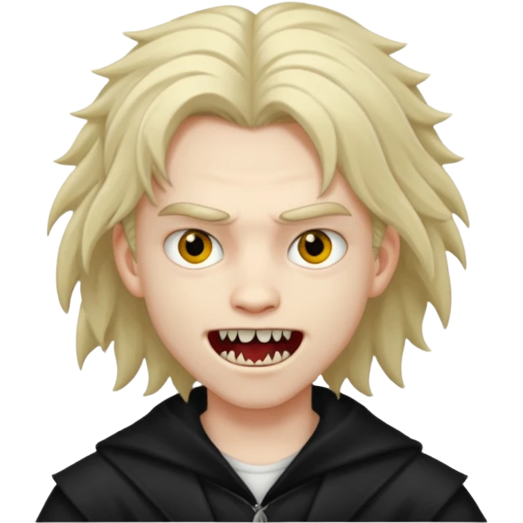 Vampire, hair Locks medium, boy  emoji