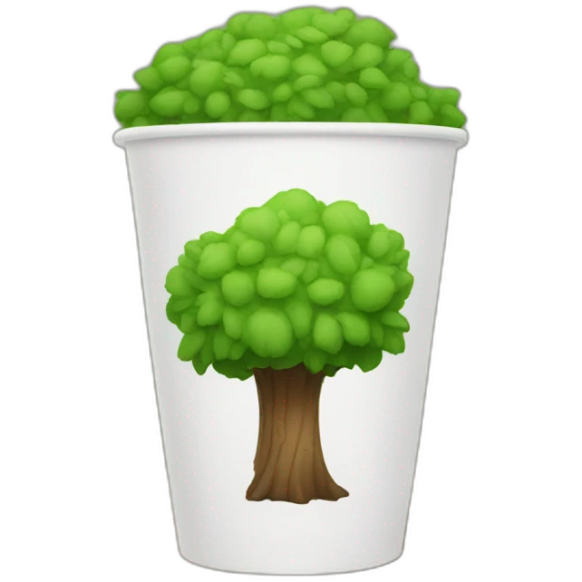 Tree cup emoji