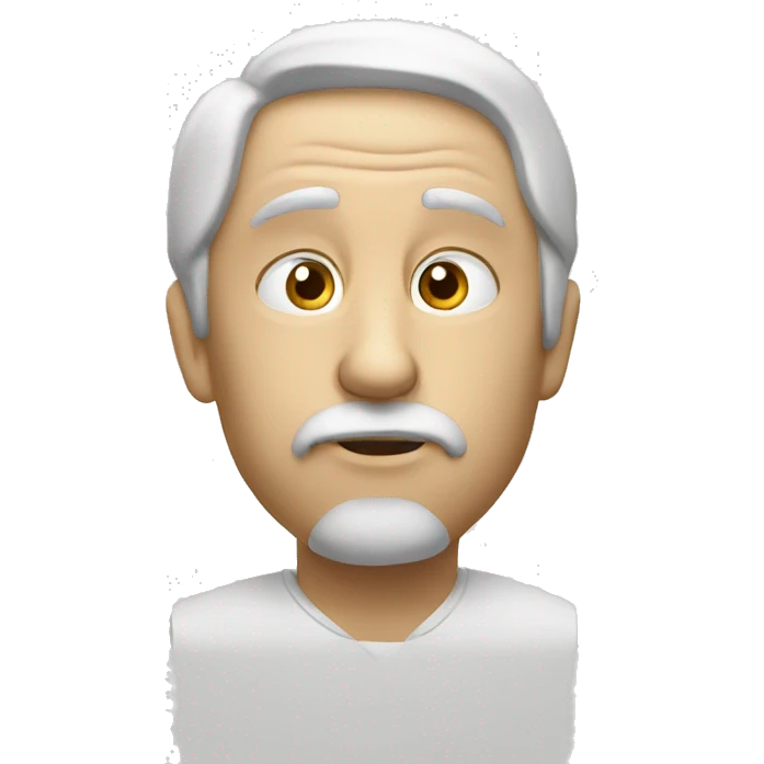 Philosopher thinking emoji