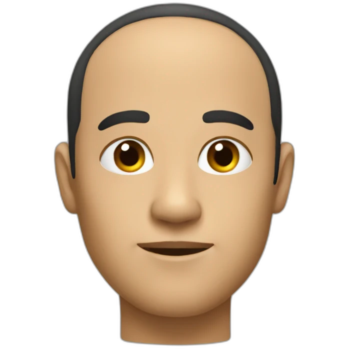 Receeding hairline emoji