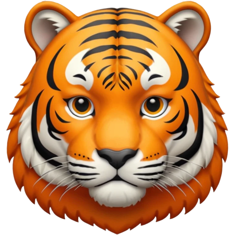High resolution of a tigar emoji